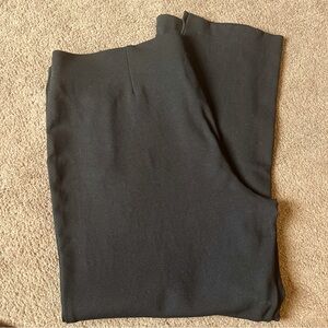 Chicos Size 2 Ankle Length Women’s Pants Slacks Black Pockets Rayon Blend